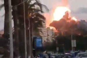 Israel atacó infraestructura de Hezbollah en Líbano e Irán lanzó misiles contra una base militar de EE.UU.