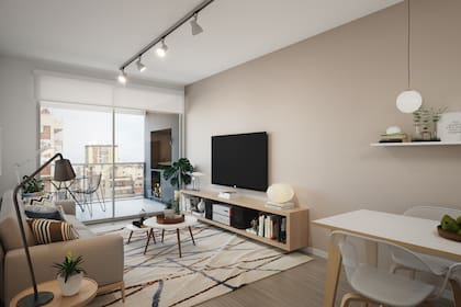 Un modelo de departamento que tiene financiación post posesión