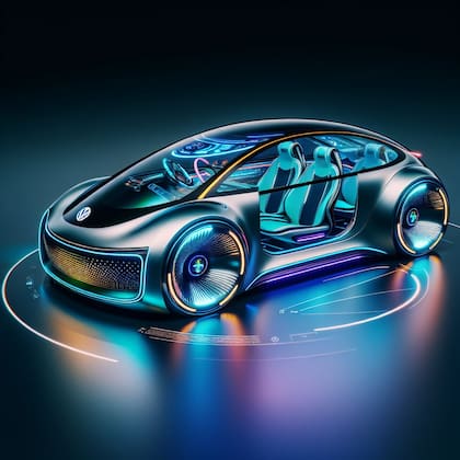 Un modelo futurista del Volkswagen Beetle