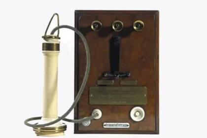 Un modelo telefónico de 1878