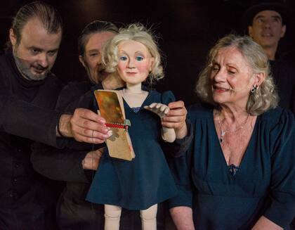 Un momento de Bimba, la obra con la que cuenta su vida en el Teatro San Martín