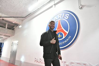 Un momento de distensión para Sergio Ramos, en la espera de un nuevo partido de la Ligue 1 de Francia con el PSG.