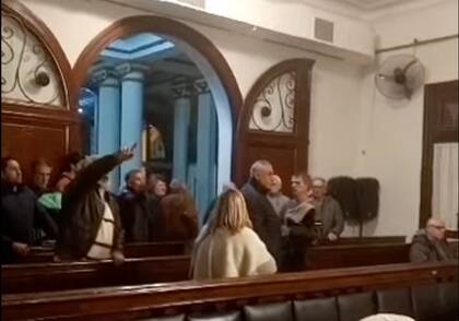 Un momento de tensión en el Concejo Deliberante