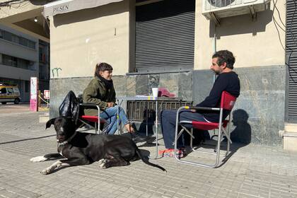 Un momento del rodaje de "La uruguaya", basada en la novela de Pedro Mairal.
