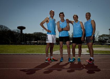 Malgor, Migueles, Silio y Malgor, cuatro atletas que brillaron y hoy siguen ligados al atletismo