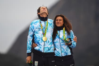 Un momento para toda la vida: Lange y Carranza Saroli con el oro olímpico