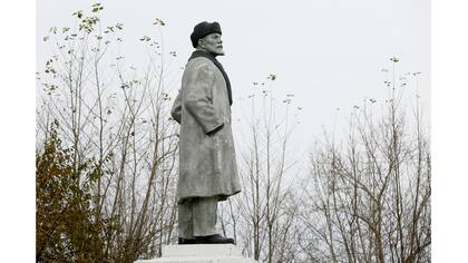 En un parque de la ciudad siberiana de Uzhur en la región de Krasnoyarsk, Rusia