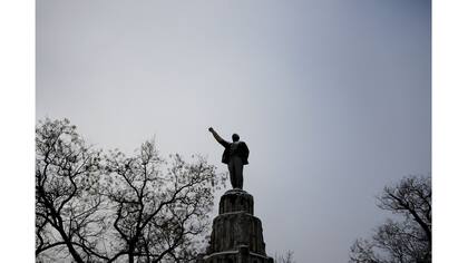 En un parque en Yevpatoriya, Crimea