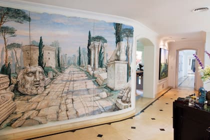 Un mural del artista argentino Ricardo Cinalli.