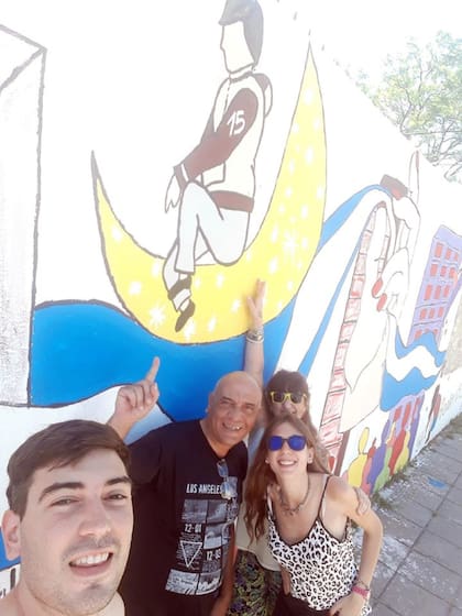 Un mural en honor a Patricio.