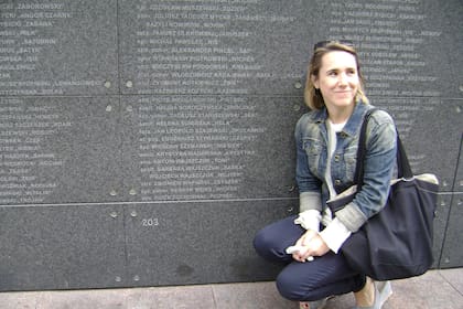 Un muro en el Museo del Levantamiento recuerda a los insurgentes fallecidos durante la gesta contra los nazis