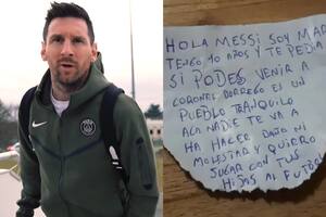 La emotiva carta de un niño a Messi tras la amenaza que sufrió en Rosario