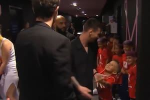 La increíble reacción de un niño que logró tocar a Messi en la final de la US Open Cup