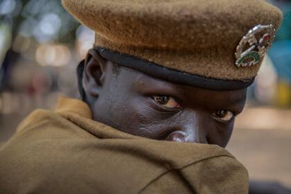 Un niño soldado recién liberado
