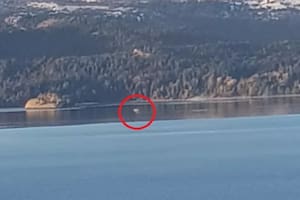 Una vecina de Bariloche grabó una extraña imagen del presunto monstruo en el Nahuel Huapi
