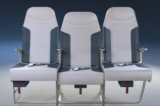 Aviones. Los diseños que usan las aerolíneas para arreglar el asiento del medio
