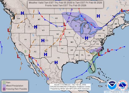Un nuevo frente frío avanzará sobre Florida y hará descender las temperaturas hasta en Miami