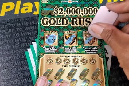 Un nuevo juego raspadita de US$20 llamado Gold Rush Legacy ofrecerá cuatro premios de US$10 millones y 20 premios de US$1 millón