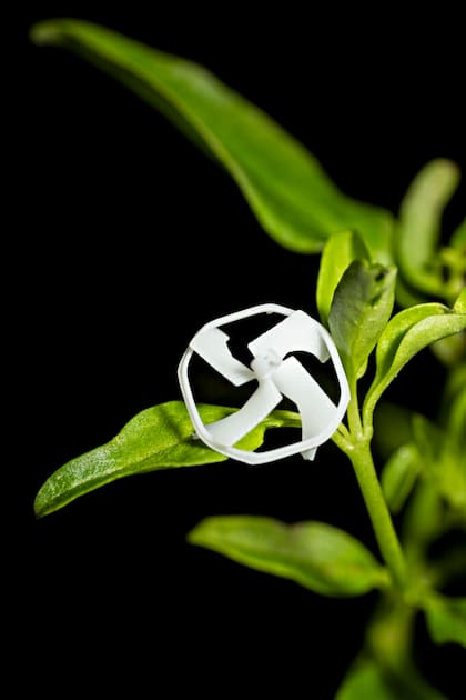Un nuevo robot volador inspirado en insectos, creado en la Universidad de Berkeley, puede planear, cambiar de trayectoria y alcanzar objetivos pequeños, como un abejorro de flor en flor. Con menos de un centímetro de diámetro, el dispositivo pesa tan solo 21 miligramos, lo que lo convierte en el robot inalámbrico más pequeño del mundo capaz de volar de forma controlada.