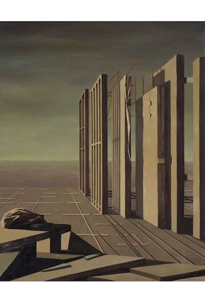 Un paisaje surrealista de Kay Sage
