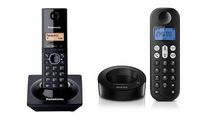 Un Panasonic KX-TG1711 y un Philips D1211B