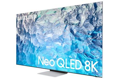 Un panel Neo QLED, ahora con resolución 8K, presentado por Samsung en la CES 2022