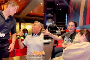 Un papá hizo lo impensado con su hija, pero para suerte de los curiosos todo quedó grabado en video y se hizo viral