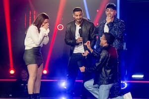 Un participante de La Voz Argentina le pidió casamiento a su pareja y desató el llanto de Luck Ra