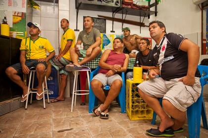 Un partido de Brasil, en la favela Santa Marta