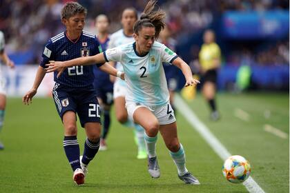 Un partido inolvidable para Agustina Barroso: fue una de las figuras en el histórico 0-0 ante Japón, en el Mundial de Francia