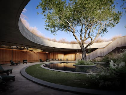 Un patio inglés que se vuelve punto de encuentro.