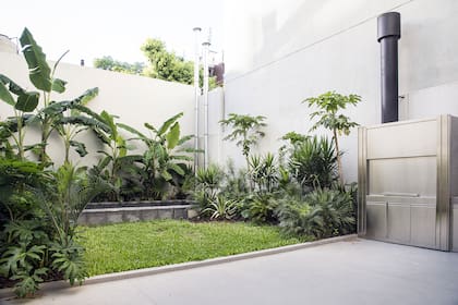 Un patio urbano en planta baja puede convertirse en un pulmón verde entre medianeras.