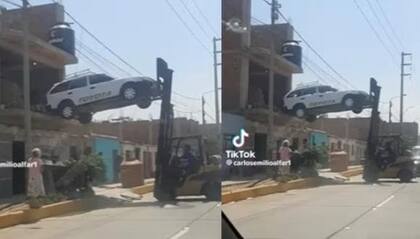 Un peatón grabó la escena que sorprendió a todos