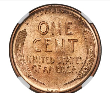 Un penny de Lincoln color rojo alcanzó miles de dólares
