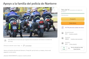 Polémica: organizan una colecta en apoyo al policía francés que mató a un adolescente