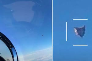 Un periodista había publicado por primera vez el video del último incidente en el podcast "Weaponized" y lo comparó con otros avistamientos (Foto: Captura YouTube Jeremy Corbell)