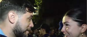 Quién es Daniela, la hincha de Boca que le tiró onda a un notero en vivo y el momento se viralizó en las redes