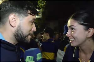 Quién es Daniela, la hincha de Boca que le tiró onda a un notero en vivo y el momento se viralizó en las redes