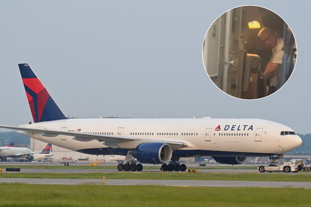 El momento en el que agentes del ICE arrestan a un piloto de Delta Airlines después de aterrizar en San Francisco - LA NACION