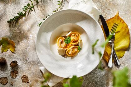 Un plato tradicional de la cocina del chef Nejc Ban, premiado por Michelin hace muy poco.