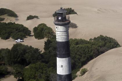 Un poco de aventura entre médanos en la zona del faro Querandí