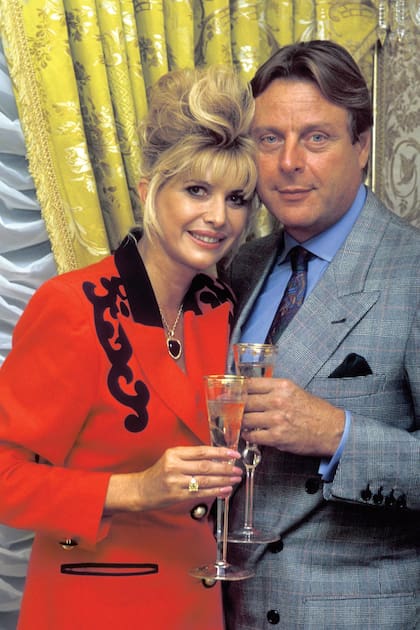 Un posado de 1994, en su townhouse de Nueva York, con Riccardo
Mazzucchelli. Estuvieron casados sólo dos años.