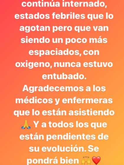 El posteo de Silvia, la mujer de Sergio Lapegüe