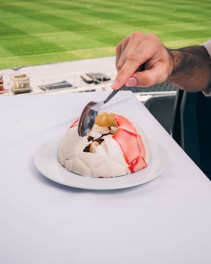 Un postre homenaje a River