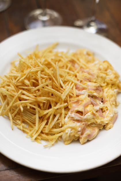 Un primer plano de una versión bien tradicional, que puede pedirse como entrada o guarnición.