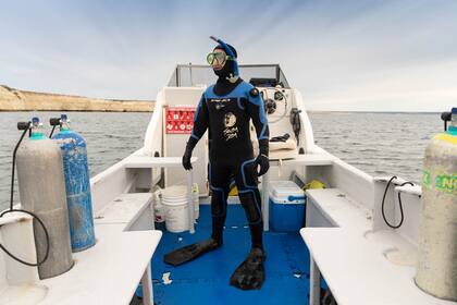 Un programa original: buceo con lobos marinos en Punta Loma.