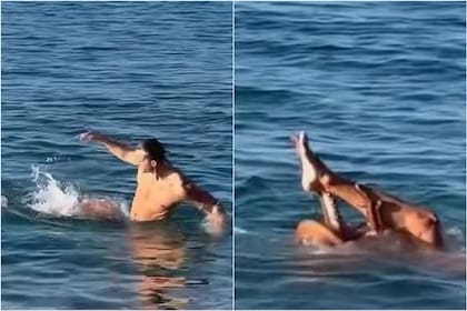 Un pulpo "abrazó" la pierna de un turista italiano en islas Seychelles y se convirtió en viral