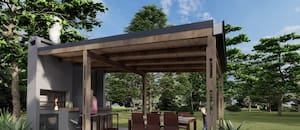 Estos son los precios para hacer un quincho o galería para el verano