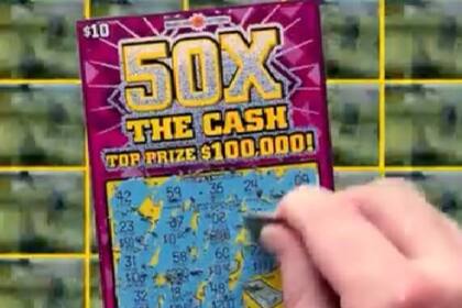 Un raspadito de 50X le dio una fortuna de US$100 mil a un hombre de Maryland