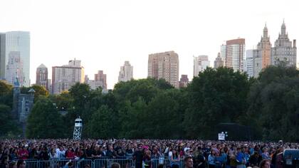 Un recital en el Great Lawn de Central Park durante el Global Citizen Festival el 28 de septiembre de 2013